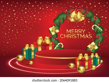 Frohe Weihnachten, Vektorhintergrund