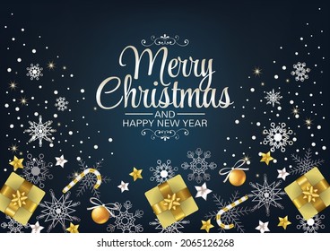 merry christmas art vector background