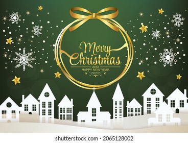 merry christmas art vector background
