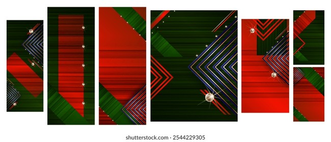Merry Christmas artistic templates. Corporate Holiday card and invitation. Floral frame and background design. greeting card, poster, holiday cover, banner, flyer. Modern flat vector illustration