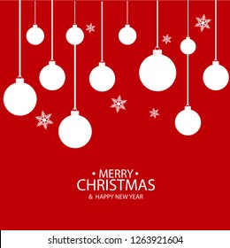 Merry Christmas Background Stock Vector (Royalty Free) 1263921604 ...