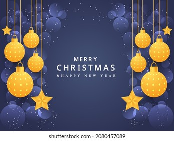 merry Christmas background banner design, Christmas decorative background banner design, Christmas background banner design, 
Christmas ball, star, gift box design.  banner colorful background, Annual