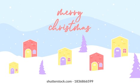 Merry Christmas Background Banner Vector. Christmas Holiday Backgroundillustration.