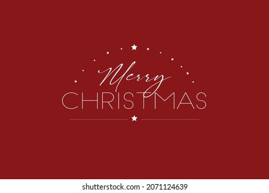 Fröhlicher Weihnachtshintergrund mit Border aus Cutout Gold Foil Stars und Silberschneeflocken. Weihnachtsgrußkarte. Typografie und Luxusgefühl, Gold und Schwarz