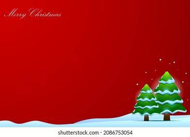 Fondo de navidad de navidad con espacio de copia, diseño simple ilustración vectorial 