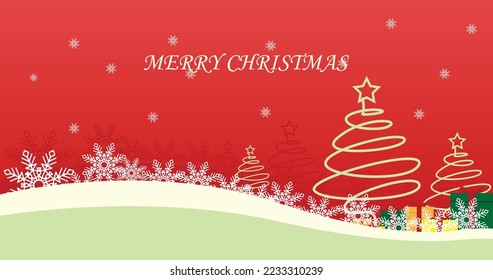 alegre fondo navideño con espacio de copia. adecuado para nosotros en el evento de navidad.