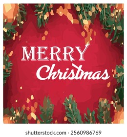 Merry Christmas background design new style . vector design merry Christmas