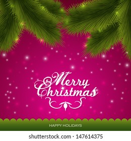 Merry Christmas background design. Vector illustration