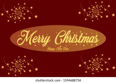 Merry Christmas background Design vector art