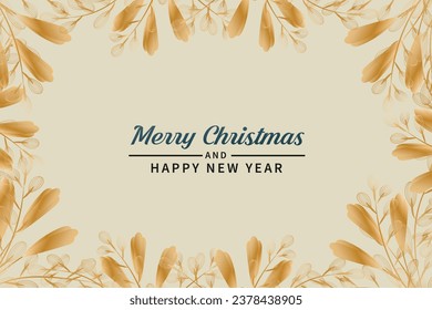 Merry Christmas Background Design Vector