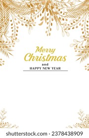 Merry Christmas Background Design Vector