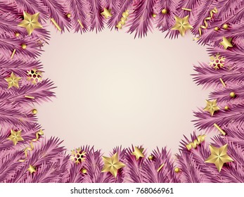 Merry Christmas background design. Vector logo, typography. Usable as banner, greeting card, gift package etc.