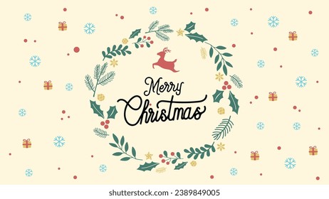 gribouillage d'arrière-plan Joyeux Noël pour les cartes et l'utilisation de l'arrière-plan