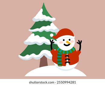 Merry Christmas Background Element Decoration