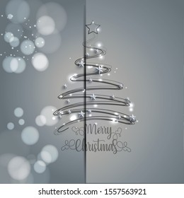 Merry Christmas background with christmas element. Red Background. Vector illustration