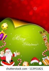 Merry Christmas background. EPS 10.