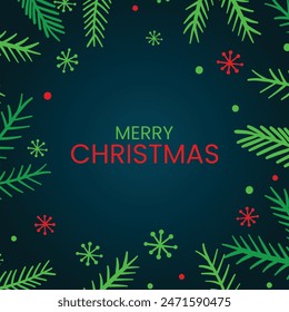 Merry Christmas background, Greeting card, Christmas decorations