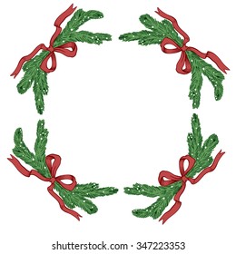 Merry Christmas Background. Greeting card 