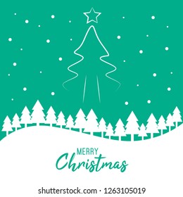 Merry Christmas Background Illustration Vector