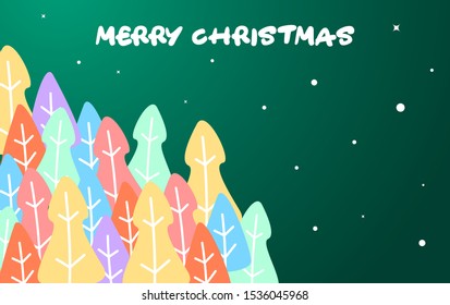 Merry christmas background illustration vector