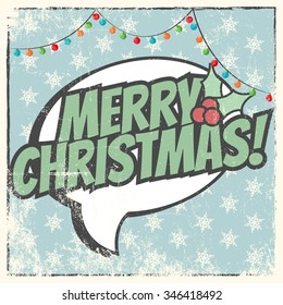 merry christmas background, illustration in vector format
