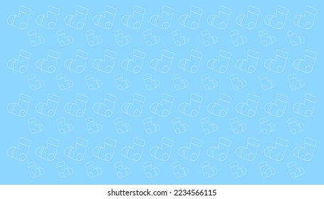 Merry Christmas Background Pattern Illustration 