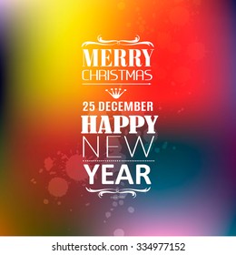 Merry Christmas background with place for your text.You can replace with your own text