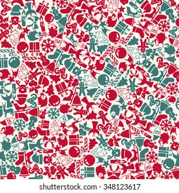 Merry Christmas background. Simple vector illustration