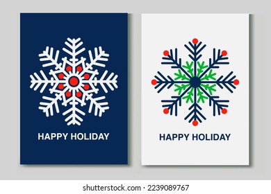 Fondo de navidad con copo de nieve, para tarjeta de saludo, afiche, pancarta, etc.