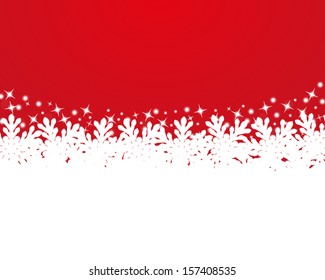 Merry Christmas background with snowflakes 