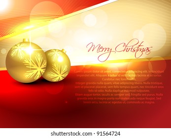 merry christmas background with space for your text