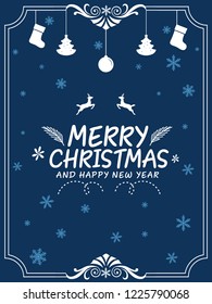 Merry Christmas background template