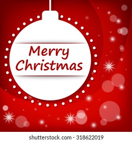 Merry Christmas Background Template.