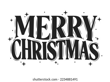 Merry Christmas Background, Merry Christmas Text, Merry Christmas Greeting Card, Christmas Card, Holiday Text, Holiday Greeting Card, Vector Illustration Background	