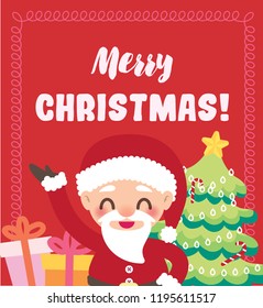 merry christmas background vector
