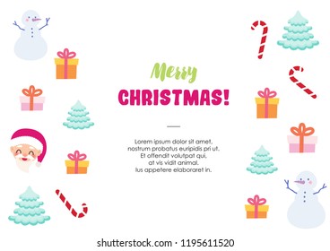 merry christmas background vector