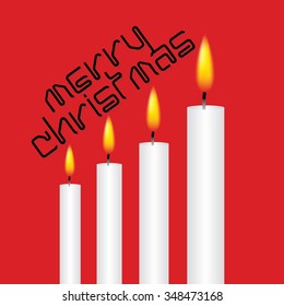 Merry Christmas background vector 