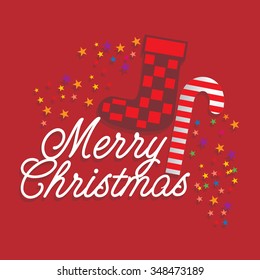 Merry Christmas background vector 