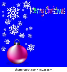 Merry Christmas background in vector 