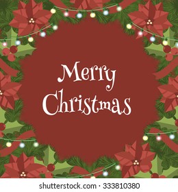 Merry Christmas background. Vector abstract background.