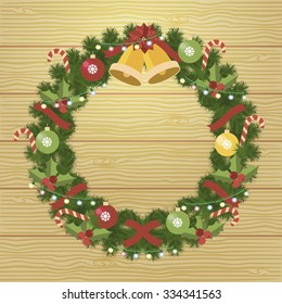 Merry Christmas background. Vector abstract background.
