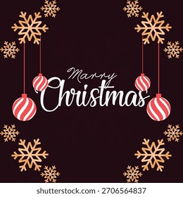 Merry Christmas background vector design