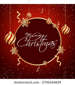 Merry Christmas background vector design