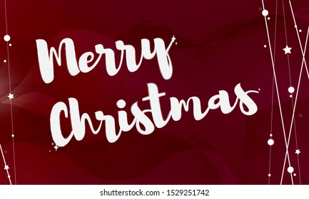 Merry Christmas Background Vector. EPS 10