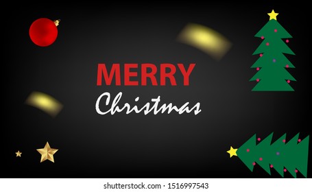 Merry christmas background vector illustration
