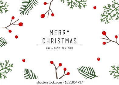 Feliz Navidad de fondo. Ilustración del vector