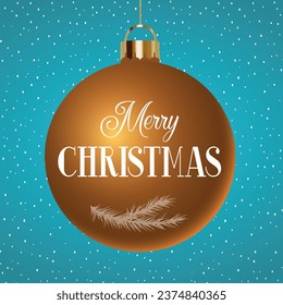 Merry Christmas background. Vector illustration