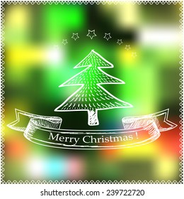 Merry christmas background. Vector illustration. EPS 10