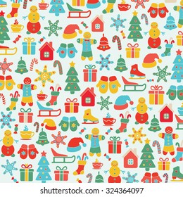 Merry Christmas background. Vector illustration