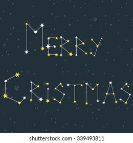 Merry Christmas Background. Vector Illustration